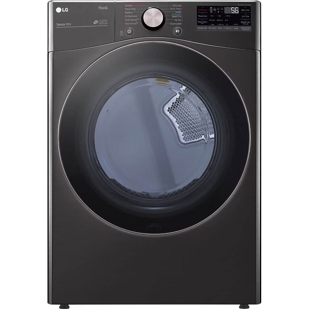 LG 7.4 Cu. Ft. Smart Wi-Fi Enabled Front Load Electric Dryer With TurboSteam - DLEX4000B
