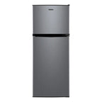 Galanz 4.6 Cu Ft Two Door Mini Refrigerator With Freezer, Stainless Steel - GL46TS5E