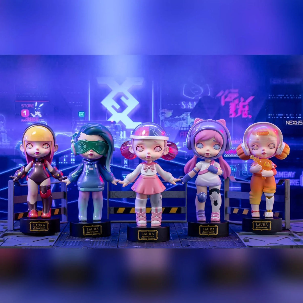 HAOHAINA Fashion Trendsetter Series Blind Box Action Figures, 12-Pack