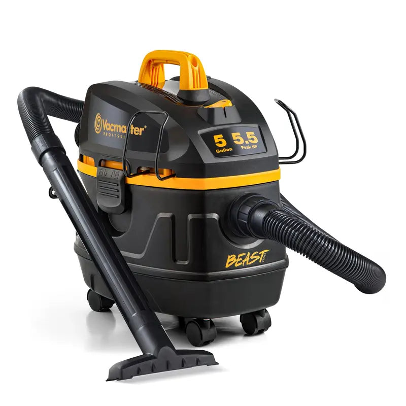 Vacmaster 5-Gallon 5.5 Peak HP Wet/Dry Vacuum With 9 Accessories