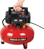6 Gallon Oil-Free Pancake Air Compressor, 150 PSI, 2.6 SCFM at 90 PSI