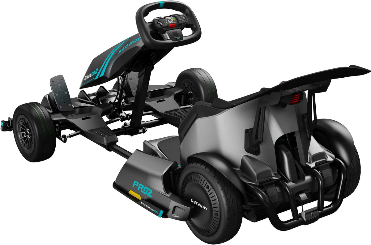 Segway Go Kart Pro 2, Gray, 15.5 mi Max Operating Range, 26.7 mph Max Speed