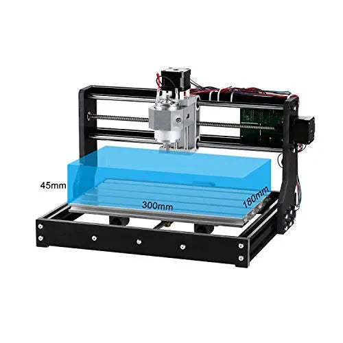 Genmitsu CNC 3018-PRO Router Kit With GRBL Control, 3 Axis Wood Carving, Milling And Engraving Machine - 3018-PRO