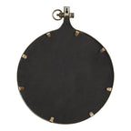 Modern Round Wall Mirror With Decorative Metal Frame