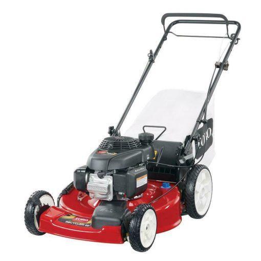 Self-Propelled Gas Lawn Mower 22-Inch 170cc OHV High-Wheel RWD 3-In-1 With Height Adjustment