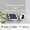 Ring Spotlight Cam Pro Solar Security Camera White - 2022