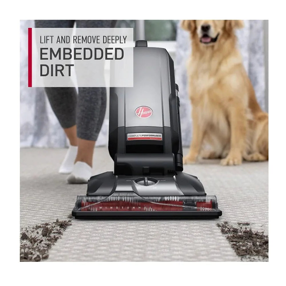 Hoover Complete Performance Advanced Pet Friendly Bagged Upright Vacuum, Grey - UH30650PC