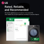 LG 7.4 Cu. Ft. Smart Wi-Fi Enabled Front Load Electric Dryer With TurboSteam - DLEX4000B