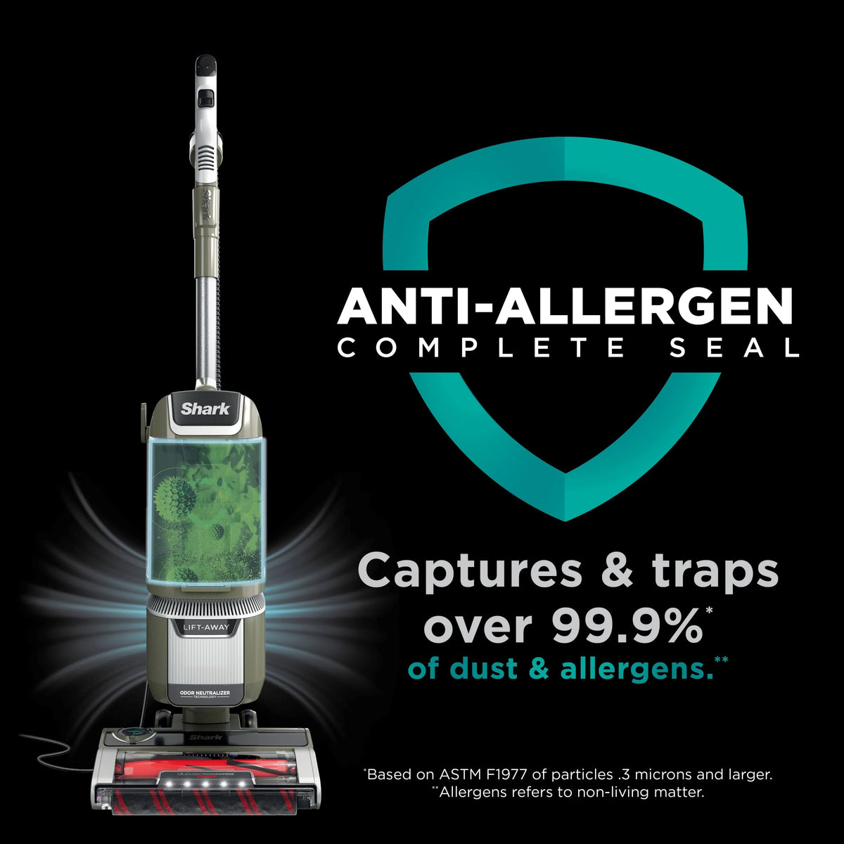 Shark Rotator Pet Lift-Away ADV Upright Vacuum, Bagless, Sage - LA700