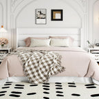 Queen Size Lift-Up Storage Bed With Wingback Headboard, Upholstered Platform Bed Frame With Hidden Storage