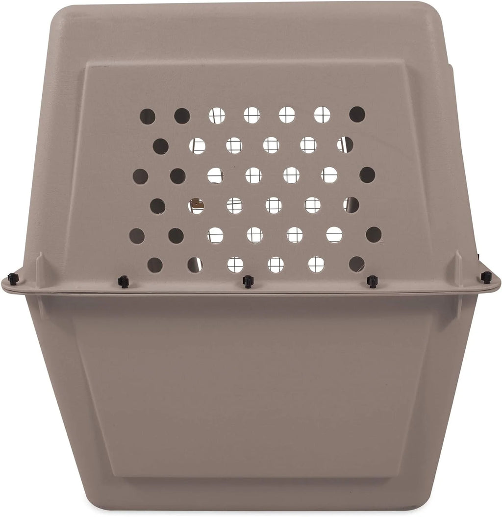 Petmate Ultra Vari Dog Travel Kennel, 48 in Long, 90 to 125 lbs - Taupe Black