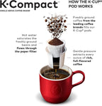 Keurig K-Compact Single-Serve K-Cup Pod Coffee Maker, Black, 36 oz - MAIN-85544