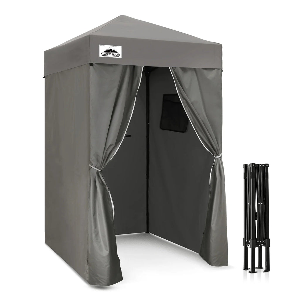 EAGLE PEAK Ultra Compact 4 ft x 4 ft Pop-Up Changing Room Canopy - Flex