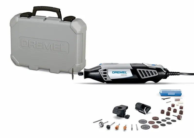 Dremel Rotary Tool Kit, Variable Speed, 2 Attachments, 30 Accessories - 4000