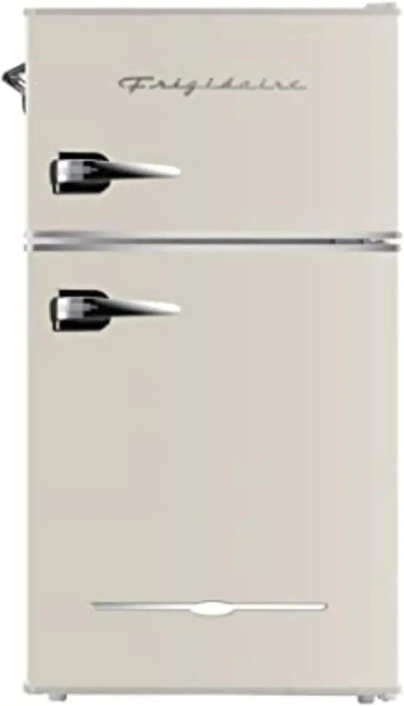 Frigidaire Retro Compact 2-Door Refrigerator With Freezer Compartment And Bottle Opener - 3.2 Cu. Ft