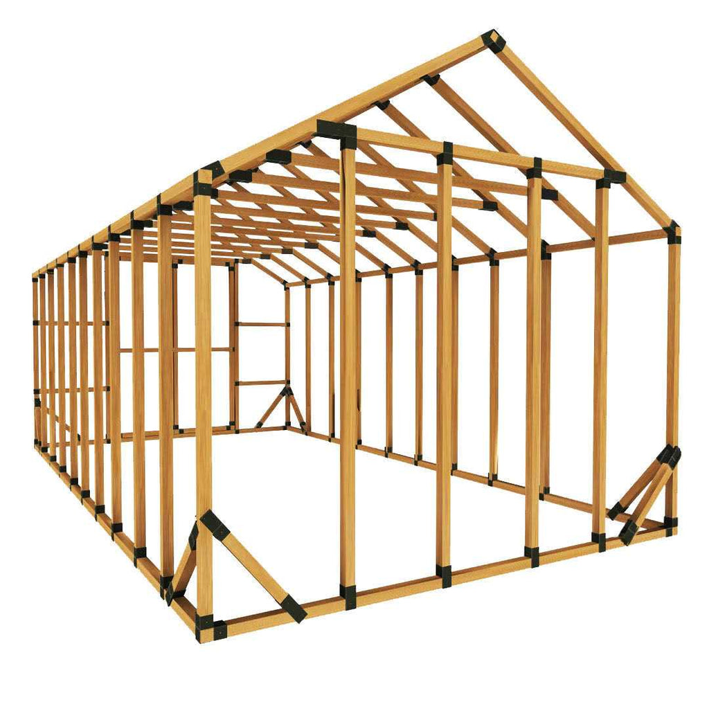 E-Z Frames DIY Greenhouse Bracket Kit, 10 ft. x 20 ft.
