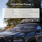 Renogy Portable Solar Panel Blanket, 400W, 25% N-Type, 16-Fold
