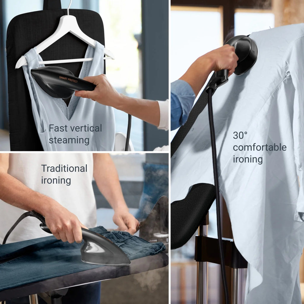 Rowenta IXEO Full-Size Garment Steamer With Ironing Board, 65 Inch, 1500 Watts - QR1410