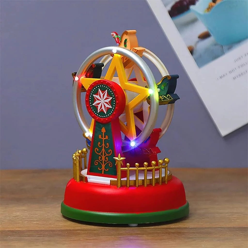 MGWYE Christmas Music Box With Light, Color E - slit-122
