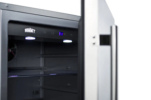 24in Wide Built-In All-Refrigerator With Stainless Steel Cabinet