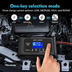 HTRC Smart Battery Charger For Lithium, LiFePO4 And Lead-Acid Batteries, 12V/25A, 24V/13A - P25