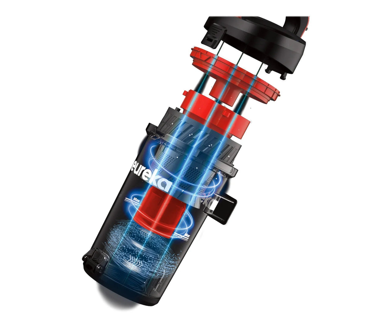 Eureka Bagless Upright Vacuum, Max Swivel Pro, Red - NEU351