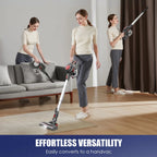 MOOSOO 4-in-1 Cordless Stick Vacuum Cleaner, 1.3L, 120W - XL-618A