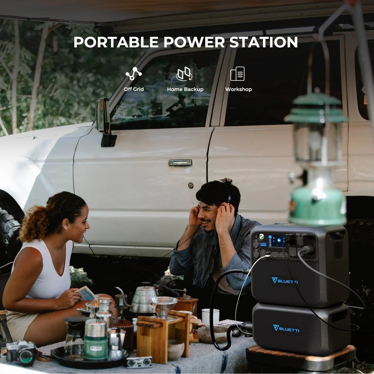 Bluetti Portable Power Station, 2048Wh 2200W LiFePO4 - AC200MAX