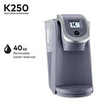 Keurig Single Serve K-Cup Pod Coffee Maker, 40 oz, Plum Gray - K250