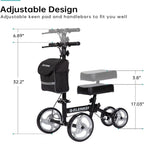 Elenker Steerable Knee Walker Medical Scooter, 8 in Wheels, 300 lbs Capacity