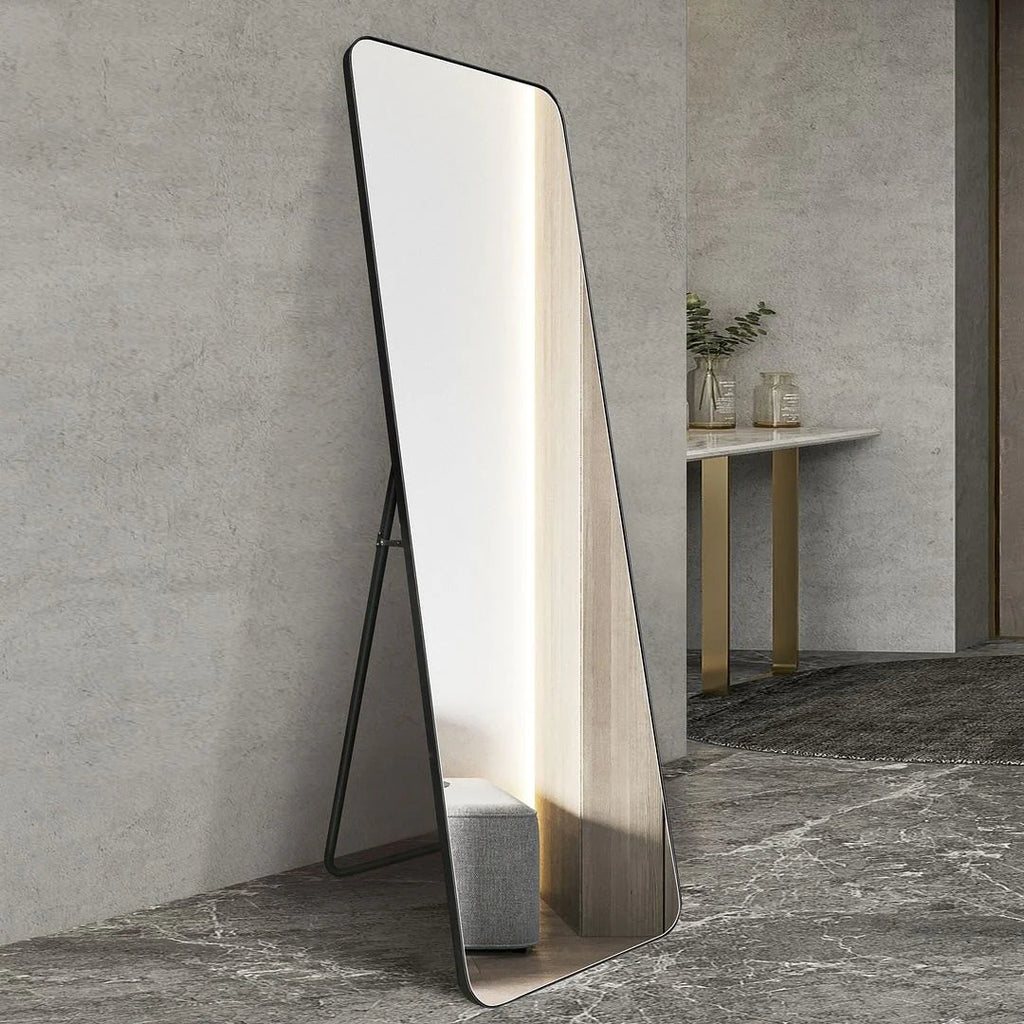 Metal Wall Mounted Decorative Mirror - Vertical Or Horizontal Hanging