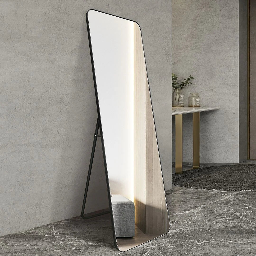 Metal Wall Mounted Decorative Mirror - Vertical Or Horizontal Hanging