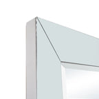 Full Length Beaded Frame Mirror, 66" H x 32" W - Freestanding Or Wall Mounted
