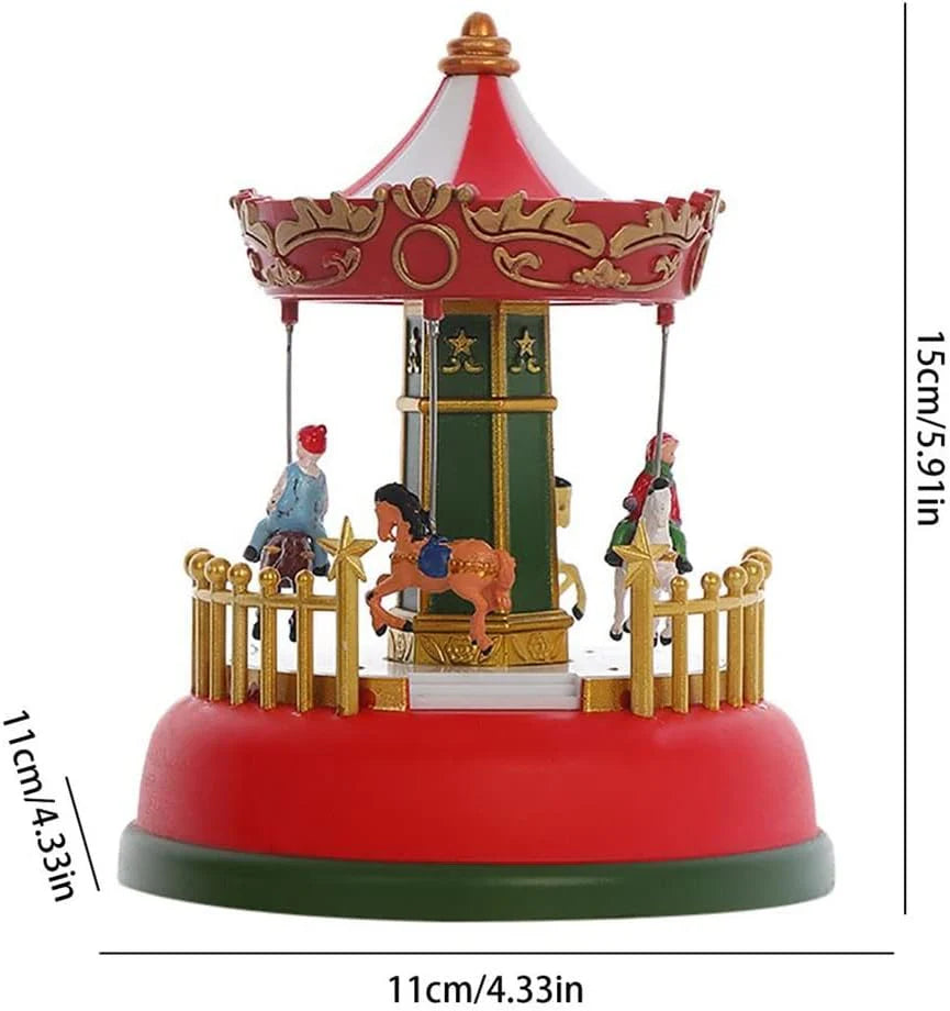 MGWYE Christmas Music Box With Light, Color E - slit-122
