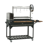 Backyard Discovery Argentine Santa Maria Wood Fire & Charcoal Steel BBQ Grill, Brasero - 723 Square Inch
