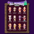 HAOHAINA Fashion Trendsetter Series Blind Box Action Figures, 12-Pack