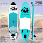ROC Inflatable Stand-Up Paddle Board With Anti-Slip Comfortable Deck