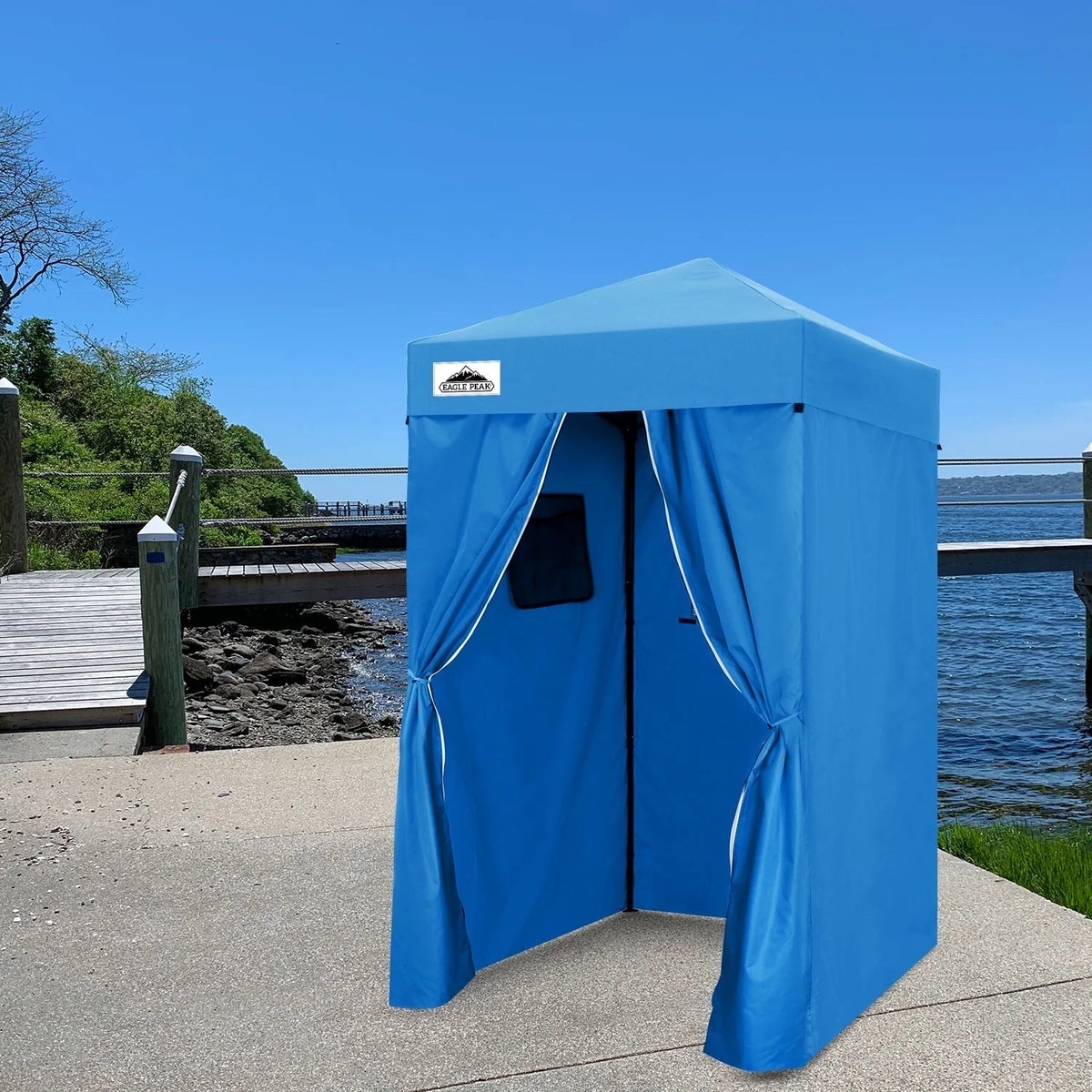 EAGLE PEAK Ultra Compact 4 ft x 4 ft Pop-Up Changing Room Canopy - Flex