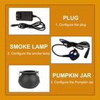 Generic Halloween Fog Machine With Color-Changing LED Light - Black, 1 Count