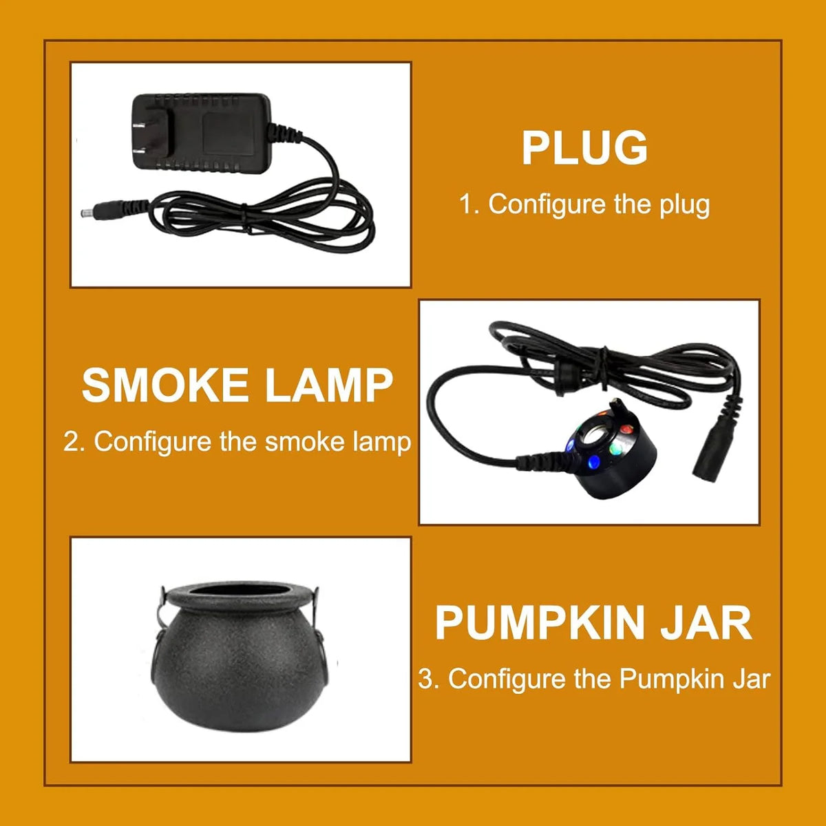 Generic Halloween Fog Machine With Color-Changing LED Light - Black, 1 Count
