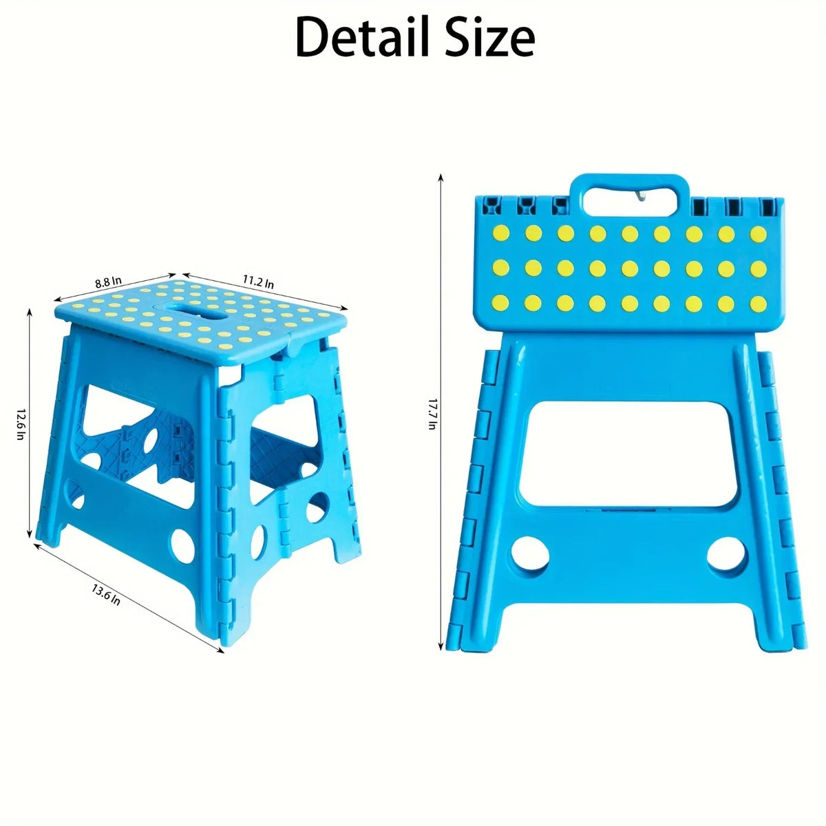 DEKAXI DEKAXID Compact Folding Step Stool, 2-Pack