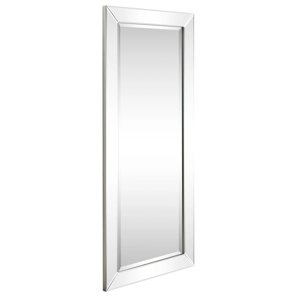 Rectangular Clear Beveled Wall Mirror - 3 Sizes