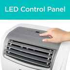 BLACK+DECKER 14,000 BTU Portable Air Conditioner With Heat And Remote Control - White