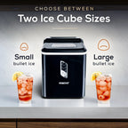 Igloo Self-Cleaning Countertop Ice Maker, 1.5 qt, 26 lbs/24 Hours, Aqua