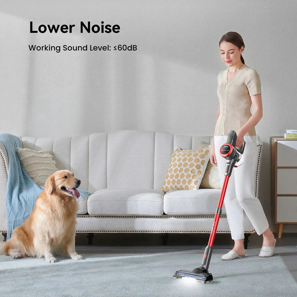 Lazyswan Cordless Stick Vacuum Cleaner 35KPA 400W 50min
