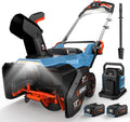 SENIX Cordless Snow Blower 60V 21 in Steel Auger Heated Handle - 3500W