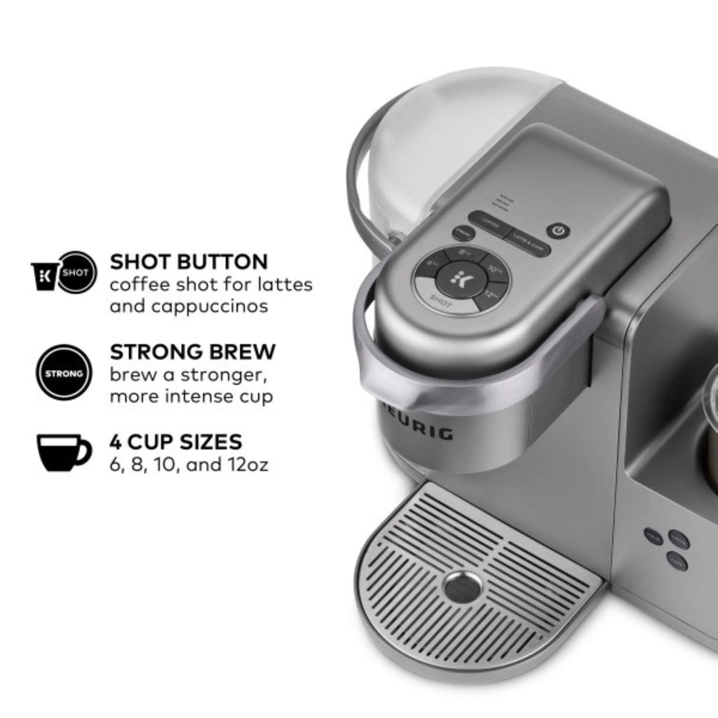 Keurig K-Cafe Single Serve K-Cup Coffee, Latte And Cappuccino Maker - Dark Charcoal