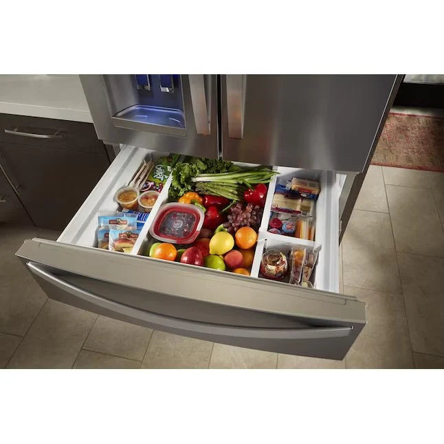 Whirlpool 24.5-cu ft 4-Door French Door Refrigerator With Ice Maker - ENERGY STAR
