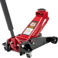Black/Red Fast Lift Service Jack, 3.5 Ton Capacity, Red - B6350