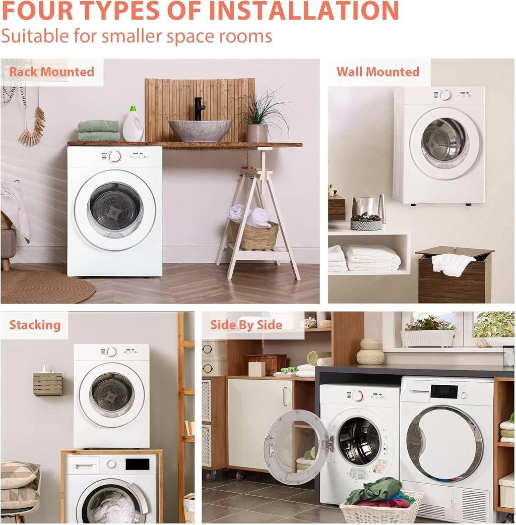 Portable Clothes Dryer 1.8 cu. ft. White - CD-7-NEW
